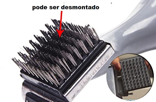 Escova Limpa Churrasqueira com depósito de Agua - Vapor