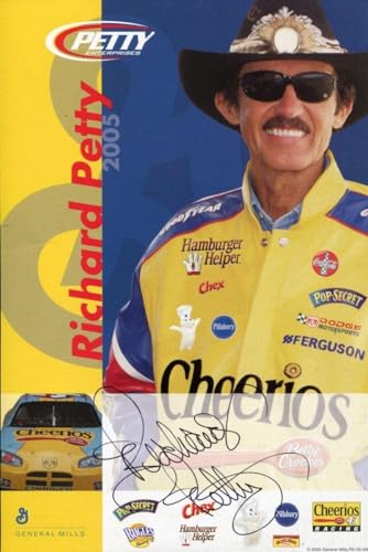Richard Petty NASCAR Hall of Fame HOF Disney Cars Voice Signed Autograph Photo - Autographed NASCAR Photos