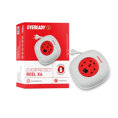 Image of Everprotect Reel X4 4 mtr White & Red