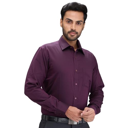 Image of Park Avenue Regular Fit Pure Cotton Structure Pattern Ainsley Collar Formal Shirt