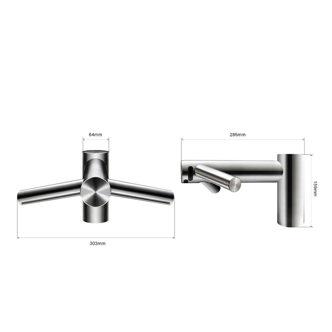 Händetrockner Dyson Airblade Tap kurz