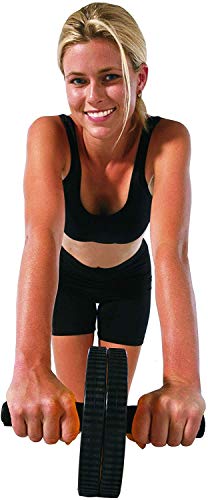GoFit-Dual-Exercise-Ab-Wheel-Roller-with-HandlesBlackOne-SizeGF-Dew