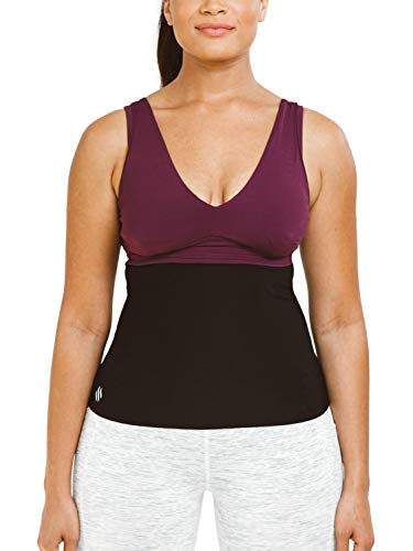 Sweat Shaper Waist Trimmer For Women, Waist Trainer Sauna Belt, Neoprene-Free Waist Cincher, Sauna Slimming Belt (Black, X-Large) #TOP1