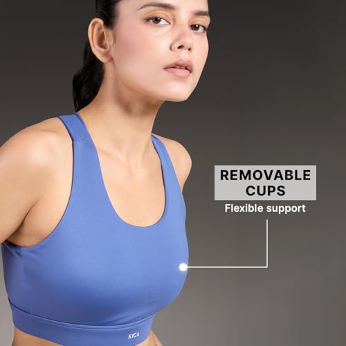Image of Kica Luxe Crostini Full Coverage and High-Impact Sports Bra for Gym