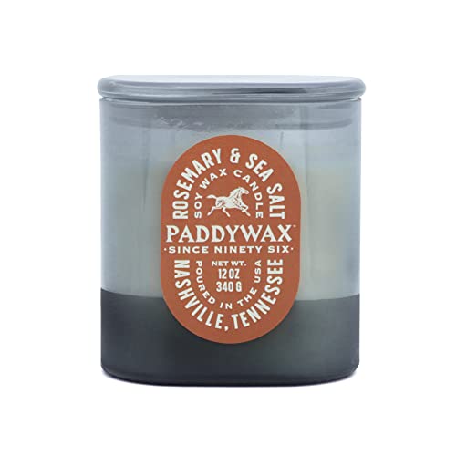 Paddywax Scented Candles Vista Collection Vintage Western Artisan Candle, 12-Ounce, Rosemary & Sea Salt