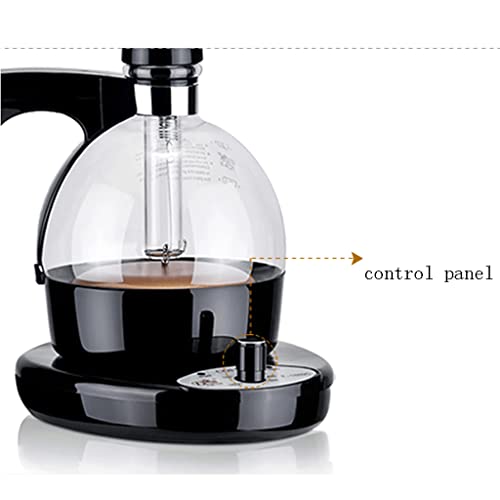 LXX Siphon-Vakuum-Kaffeemaschine Glas elektrischer Siphon-Knopf-Knopf-Betrieb Warmhaltefunktion 500 W 360 ml Manueller… – Bild 5