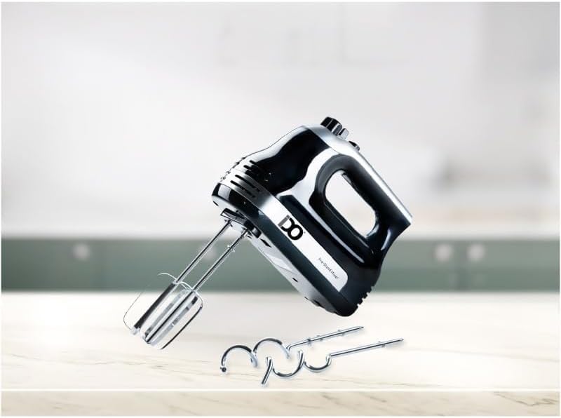 IDO Hand Mixer with attachments ready for assembly