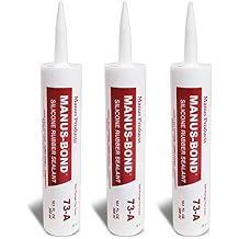 3X Manus-Bond 73-A Fix/Repair Sealant Sealer 300ML Silicone Rubber Aluminum