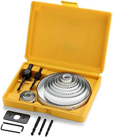 21pcs Hole Saw Kit Carbon Steel ,Normal 