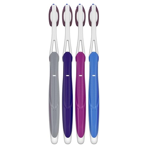 Oral-B 3D White Deep Stain Remover toothbrushes, 4 Count Toothbrush Medium, Removes 90% of Surface Stains, whitens Teeth, deep Reach, removes Plaque and Stains Tooth Brush - image 9