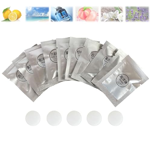 Image of 20 Pack Car Air Freshener Refills, Solid Scent Refill Tablets, Vent Clip Replacement Pads (Lavender /Osmanthus /Lemon /Cologne /Jasmine /Ocean /Peach) - Car Accessories, Auto Air Fresheners for Car, Home