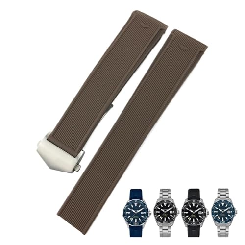 Bracelet de montre en caoutchouc 20mm 22mm anti-transpiration pour plongée