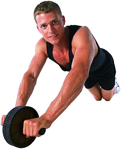GoFit-Dual-Exercise-Ab-Wheel-Roller-with-HandlesBlackOne-SizeGF-Dew