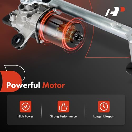Image of A-Premium Front Windshield Wiper Motor and Linkage Assembly Compatible with Cadillac Vehicles - SRX 2010-2016, Sport Utility