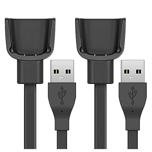 TUSITA [2-Pack Charger Compatible with Bond Touch Bracelet - USB Charging Cable 3.3ft /100cm - Long Distance Connection Bracelets Accessories