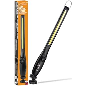 Xtremeauto LED Inspection Lamp Car Torch – COB LED Inspection Light Magnetic Base Rechargeable Portable Mechanics Torch USB Rechargeable Hand Magnetic Work Light for Mechanic, Car, Garage & Workshop