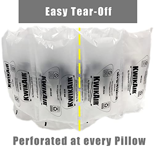 Kwikair 4X8 Air Pillows 342 Count Shipping Packing Peanuts Cushion - Big Box Packaging (40 Gallon) #TOP4