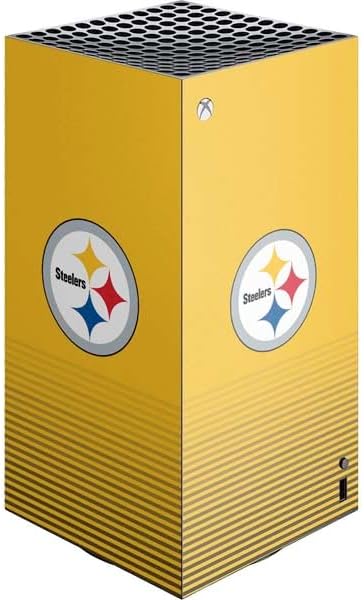 Skinit Decal Gaming Skin Compatible with Xbox Series X Digital Edition Console - Officially Licensed NFL Pittsburgh Steelers Breakaway Design