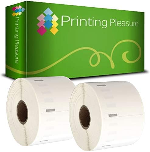 Printing Pleasure 20 x 99012 Compatible Address Labels Rolls for LabelWriter & Seiko Label Printers | 36mm x 89mm | 260 Labels per Roll