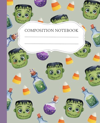 Monster Coquette Composition Notebook: Girly Aesthetic | College Ruled | 110 Pages | Perfect for School or Work