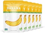 Picture of Nature’s Turn Freeze-Dried Banana Crisps – Healthy, Gluten-Free, Crispy & Delicious, Plant-Based Snack, Ideal for Cereal, Smoothies, School Lunches, & On-the-Go, Bags of 6 (1.2 oz Each)