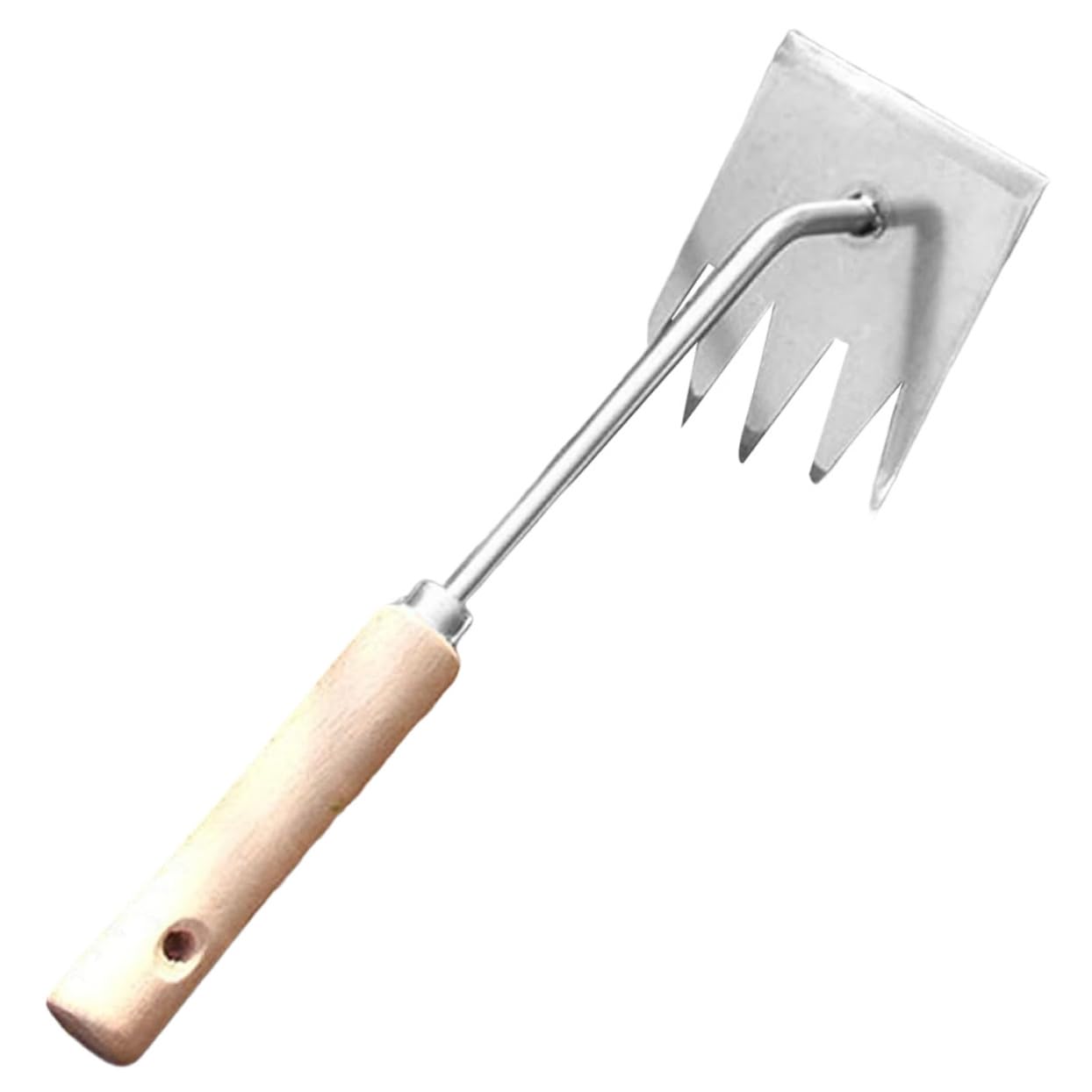 Toyvian 4 Stück Ergonomisches Gartenwerkzeug Multifunktionales Unkrautentfernungsgerät für Anfänger für Müheloses Jäten und Gartenpflege