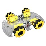 slot car chassis brass Modelo: SNC380 Harilla Car Robot con Chasis Y (Motor TT, Acoplamiento, Ruedas Mecanum)