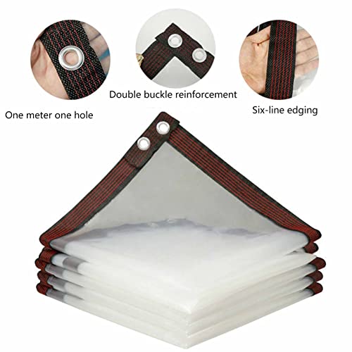 Bâche transparente imperméable robuste contre le vent et la pluie - 3