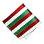 Kelly Green, White and Red