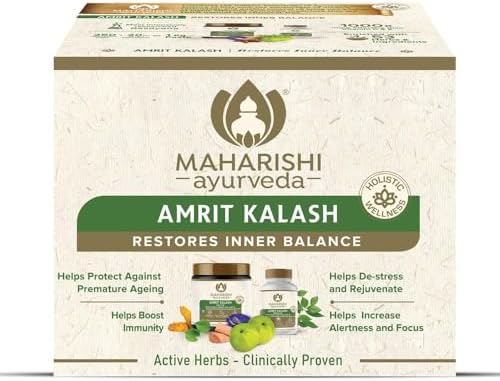 Maharishi Ayurveda Amrit Kalash | 600g Nectar + 60 Tablets | 30 Day Pack