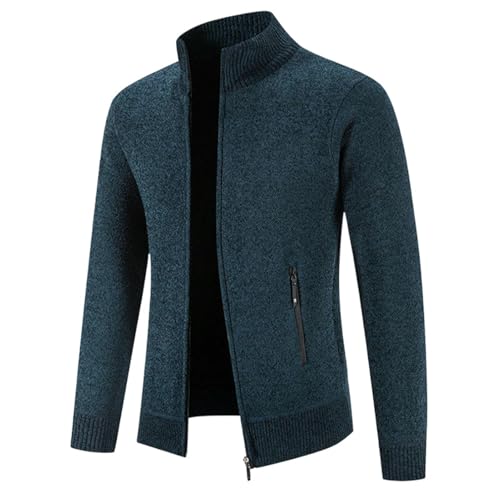 Suéter de punto con cremallera para hombre ideal para la oficina o el fin de semana