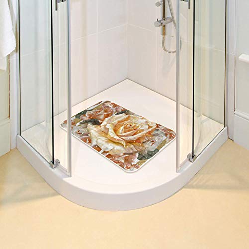 Alfombrilla de bañera para niños rosa de 37,5x68,5 cm con ventosas 7
