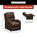 THOMAS PAYNE Signature RV Pushback Recliner with Easy Manual Recline Functionality, High-Density Foam - Satula 2024044212