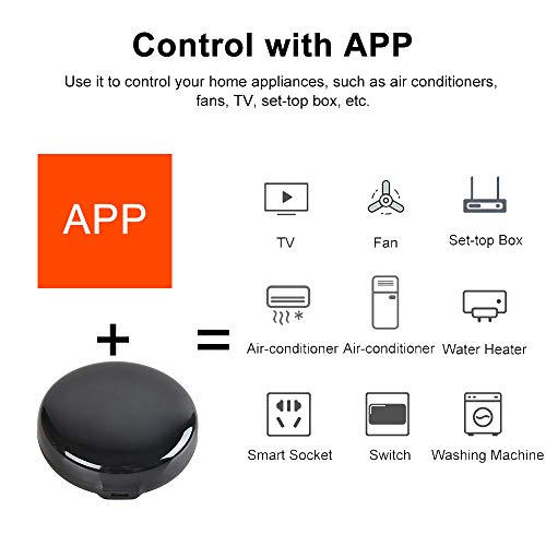 Controle remoto QRA2 IR Controle remoto Smart Home WiFi Adequado para Alexa Google Assistant One par