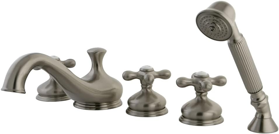 Exclusive Discount 80% Offer Kingston Brass KS33355AX Milano Roman Tub Faucet, 8-Inch Adjustable Center, Oil Rubbed Bronze Promo 40% OFF Kingston Brass KS33355AX Milano Roman Tub Faucet, 8-Inch Adjustable Center, Oil Rubbed Bronze