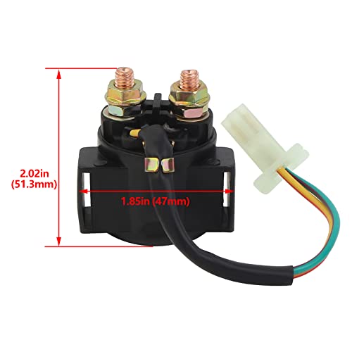 Road Passion Starter Solenoid Relay For Yamaha Warrior 350 Yfm350 1987-2004 Wolverine 350 Yfm350 1996-2005 Atv/Honda Trx200 Fourtrax 1984 Trx300 Fourtrax 1988-2000 #TOP2