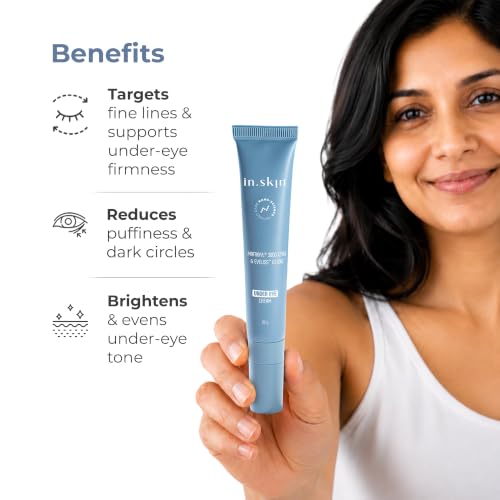 Image of Under Eye Cream with Matrixyl 3000 & Eyeliss | Reduces Dark Circles, Puffiness & Fine Lines | Nanoplex Technology | For All Skin Types | 20 gm