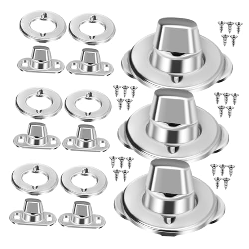 Fermetures à cliquet en acier inoxydable lot de 40 pour toile