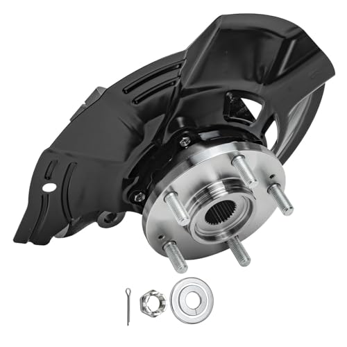 Image of Detroit Axle - 2.0L Front Left Steering Knuckle for 2011 Kia Optima, Driver Side Steering Knuckle & Wheel Bearing Hub Assembly Replacement