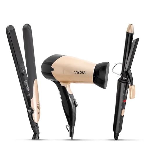 Vega Miss Versatile Styling Set – Dryer, Straightener & Curler