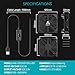 ANEXT USB Router Fan, Include 1000mm Extension Cable with 3-Speed Adjustable Controller, Cooling Case Fan for Receiver DVR Xbox TV Box Router 120mm x 25mm 5V USB Power