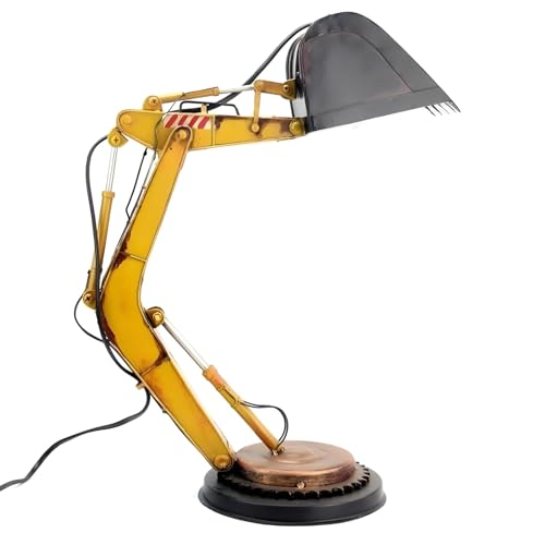 Lampe de bureau pelleteuse rétro pour décorer une chambre d'enfant