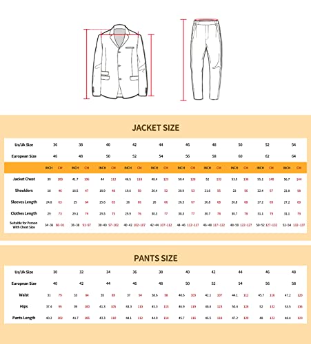 Men's Plaid Suit Two Buttons Checked Jacket Pants Formal Business Dress Tuxedos2