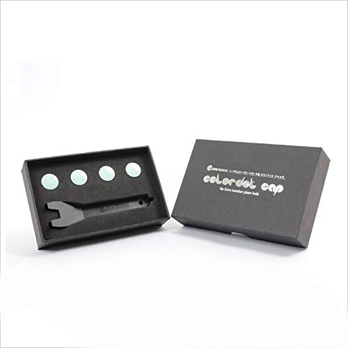 カラードットキャップ CDCシリーズ イブデザイン フィアット アバルトのリアナンバー横の 黒い樹脂キャップをカラードットキャップに交換 Fiat500/Fiat Panda/Abarth500/Abarth695/Abarth595に取付可能 純正カラーに塗装済み/EVE DESIGN 品番:CDC-166