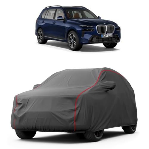 Image of Heavy-Duty Car Cover for Compatible with BMW X7 (2018 to 2025 All Models) Deluxe Car Protection Cover - Waterproof & UV-Resistant All-Season Exterior Protection
