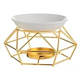 Zweipappel Wax Oil Burner Metal | Oil Wax Melt Burner | Canlde Tealight Holder | Scented Diffuser | Spiriual Gifts for Home Decoration