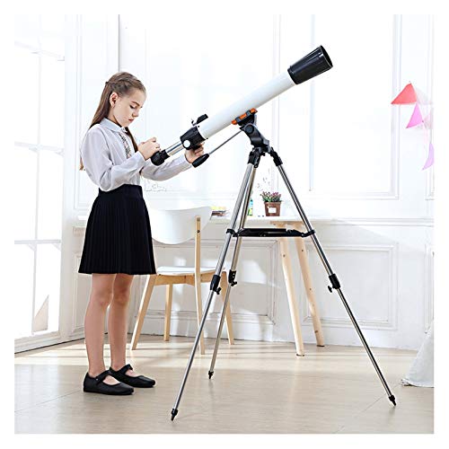 Telescopio astronómico YXCKG 70mm refractor con trípode miniatura 1