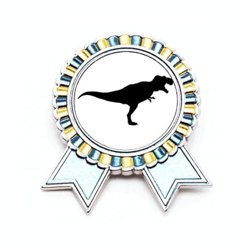 Broche dinosaure en métal pour personnaliser vos vestes et sacs denim