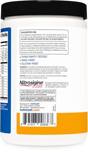 Image of Nutricost Pre-X Extreme Pre-Workout Powder Complex (Peach Mango) 30 Serv