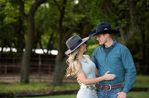 Women Vintage Floral-Carved Genuine-Leather-Belt Western-Country Cowgirl Belt with Metal Pin Buckle for Jeans Pants4